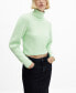 Фото #1 товара Women's Turtleneck Knitted Sweater