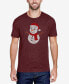 Фото #1 товара Men's Christmas Snowman Premium Blend Word Art T-shirt