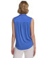 Women's Sleeveless Draped V-Neck Top