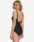Women's Scalloped-Neck One-Piece Swimsuit