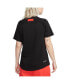 ფოტო #2 პროდუქტის Women's Black Portland Thorns FC Travel T-shirt