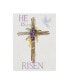 Фото #1 товара Kathleen Parr Mckenna Easter Blessing Saying III with Cross Canvas Art - 20" x 25"