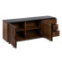 Sideboard ABNER Brown Black 160 x 40 x 75 cm