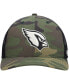 Фото #3 товара Men's Camo, Black Arizona Cardinals Trucker Adjustable Hat