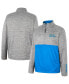 Men's Gray UCLA Bruins John Half-Zip Jacket