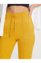 Фото #4 товара Kadın Sarı Pantolon