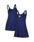 Фото #1 товара Платье женское ZooZatz с вырезом круглой формы в полоску Notre Dame Fighting Irish, цвет синий