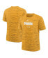 Фото #1 товара Big Boys and Girls Gold Pittsburgh Pirates Authentic Collection Practice Performance T-Shirt