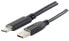 ShiverPeaks BS77143-1.0 - 1 m - USB C - USB A - USB 2.0 - 480 Mbit/s - Black