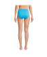 Women's Chlorine Resistant High Leg High Waisted Bikini Swim Bottoms