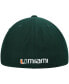 Фото #3 товара Men's Green Miami Hurricanes Team Color Fitted Hat