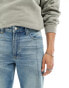 Фото #3 товара ASOS DESIGN wide flare jeans with front seam in tinted mid wash blue