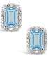 Фото #5 товара Серьги Macy's Diamond & Opal Studs