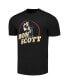 Фото #3 товара Men's Black Bon Scott Gold Name T-shirt