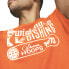 Фото #6 товара Puma Clydes Closet Graphic Crew Neck Short Sleeve T-Shirt Mens Orange Casual Top