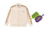 Фото #6 товара NERDY 字母Logo条纹印花运动夹克外套 秋季 情侣款 奶白色 / Куртка NERDY PNES20KJ0102 Logo featured_jacket ()