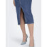 ONLY Siri Front Slit Denim Skirt