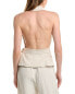 Фото #2 товара Nicholas Isabeau Halter Linen Vest Women's