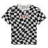 Футболка мужская Vans Warped 66 Check Black / Marshmallow, L - фото #2