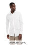 Фото #1 товара ASOS DESIGN regular royal oxford shirt with double cuff in white