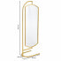 Free standing mirror Alexandra House Living Gold Metal Iron Mirror 40 x 162 x 62 cm