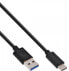 Фото #1 товара InLine USB 3.2 Gen.1x2 Cable - USB-C male / USB-A male - black - 2m
