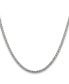 Stainless Steel Polished 3.1mm 20 inch Bismarck Chain Necklace
