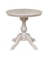 30" Round Top Pedestal Table- 28.9"H