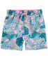 Kid Floral Swim Trunks 8