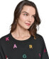 ფოტო #4 პროდუქტის Women's Embroidered Crewneck Sweatshirt