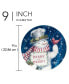 Фото #3 товара Snowman Greetings Dessert Plates, Set of 4