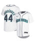 Фото #1 товара Youth Julio Rodríguez White Seattle Mariners Home Replica Player Jersey