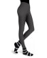 Фото #1 товара Women's Charcoal Stripe Cozy Sock & Legging Set