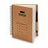 Spiral Notebook with Pen Calculator 2,5 x 21 x 18 cm (12 Units)