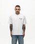 Good For Nothing oversized t-shirt with logo back print in off white