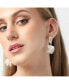 Фото #2 товара Women's Dented Drop Earrings