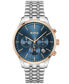 ფოტო #1 პროდუქტის Men's Chronograph Avery Stainless Steel Bracelet Watch 42mm