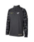 Men's Charcoal Virginia Tech Hokies OHT Military-Inspired Appreciation Long Range Raglan Quarter-Zip Jacket