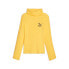 Puma Luxe Sport T7 Fine Rib Long Sleeve Pullover Shirt Mens Yellow Casual Tops 6