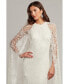 ფოტო #4 პროდუქტის Women's Piers Embroidered Cape Gown