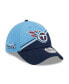 ფოტო #6 პროდუქტის Men's Light Blue, Navy Tennessee Titans 2023 Sideline 39THIRTY Flex Hat