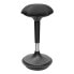 LogiLink EO0011 - Padded seat - Black - Fabric - Metal - Black - 24 cm