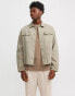 Фото #2 товара Jack & Jones boxy denim jacket in beige