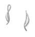 Modern steel earrings Wave SKJ1790040