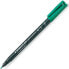 Постоянный маркер Staedtler Lumocolor 318 F Зеленый (10 штук)