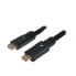 Фото #2 товара Переходник HDMI LogiLink CHA0015 - 15 м - HDMI Type A (стандартный) - HDMI Type A (стандартный) - черный