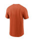 Men's Orange Chicago Bears Primary Logo T-shirt