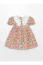 Фото #1 товара Платье LCW baby Kısa Kollu Çiçekli Kız Bebek Elbise