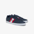 Фото #3 товара Lacoste Grad Vulc 120 2 P SMA Mens Blue Leather Lifestyle Sneakers Shoes