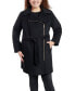 Фото #1 товара Women's Plus Size Asymmetric Belted Wrap Coat